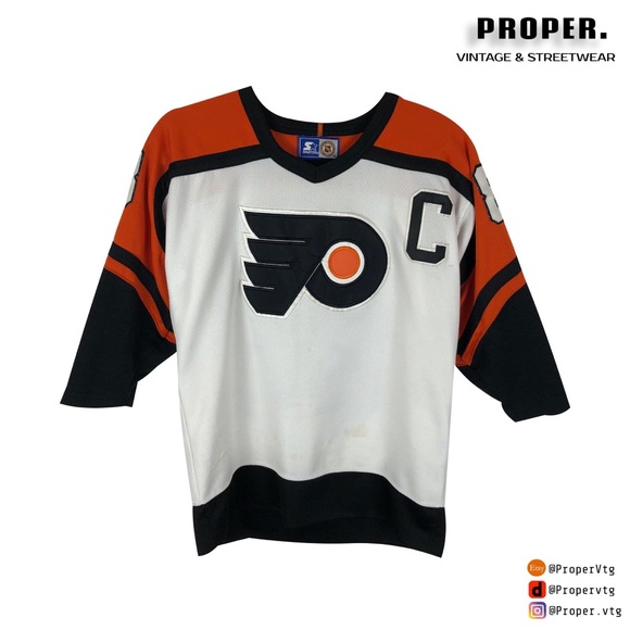 Vintage Starter Lindros Jersey Philadelphia Flyers - Picture 1 of 8